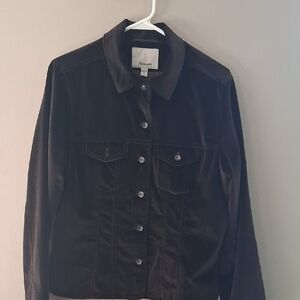 Facconable Brown Velvet Jacket Size Large